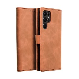 Flip case for Samsung S22 ULTRA Tender Book brown
