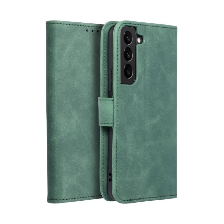 Flip case for Samsung S22 Tender Book green