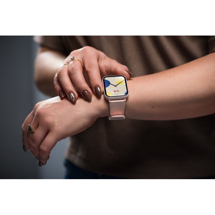 Smartwatch TITMO E-100 (TFT, bluetooth call) różowy 0INT