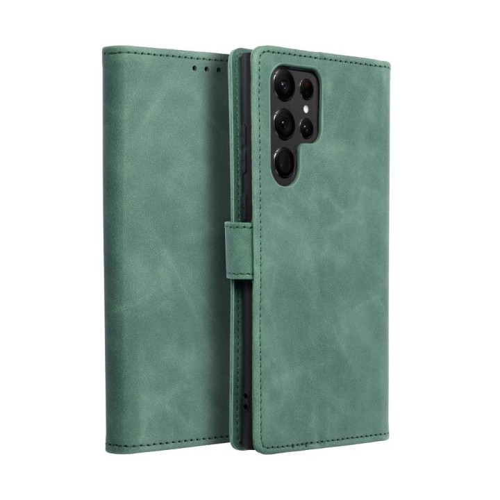 Flip case for Samsung S22 ULTRA Tender Book green
