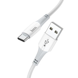 Кабель USB-A – USB-C Hoco 3A 1 m X70 белый