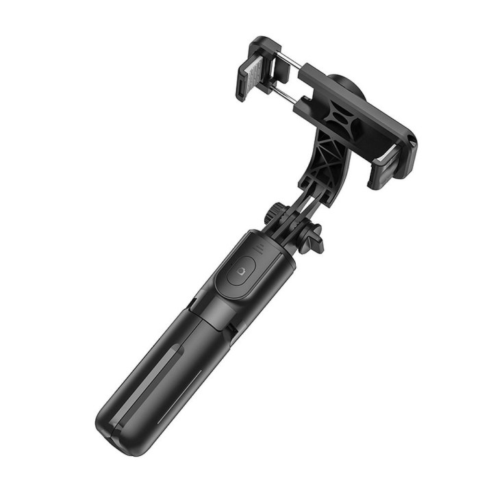 Selfie stick Hoco tripod z pilotem bezprzewodowym K17 czarny