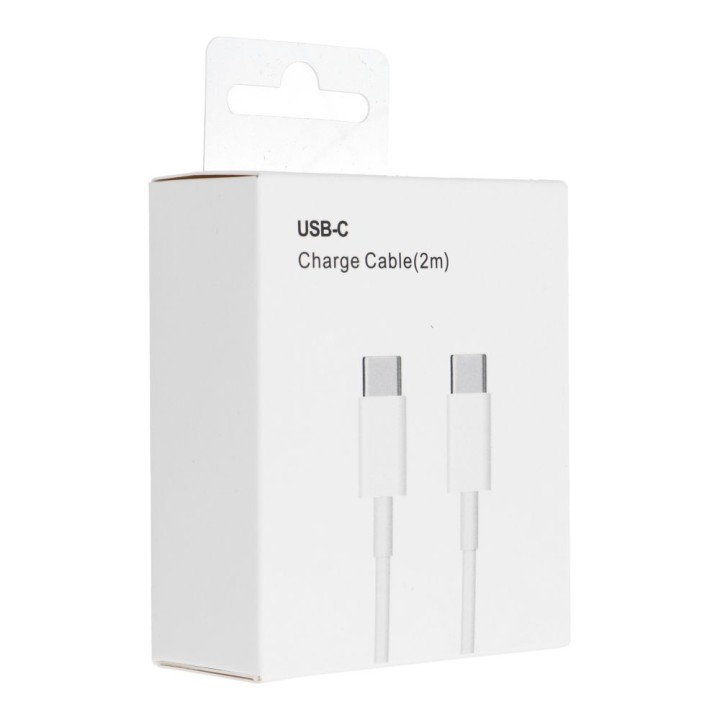 Кабель USB-C – USB-C PD QC3.0 3A 30W 2 m HD26 box белый