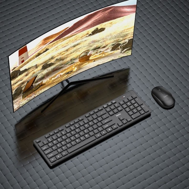 Wireless keyboard and mouse Hoco GM17 black