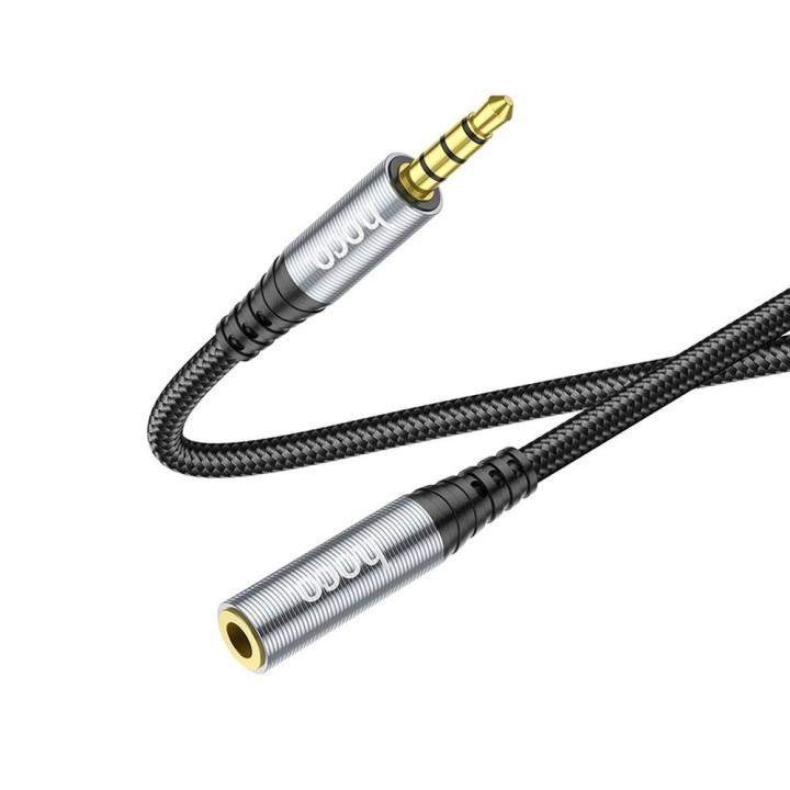 Кабель AUX Jack 3,5 mm для Jack 3,5 mm Hoco 2 m UPA20 черный