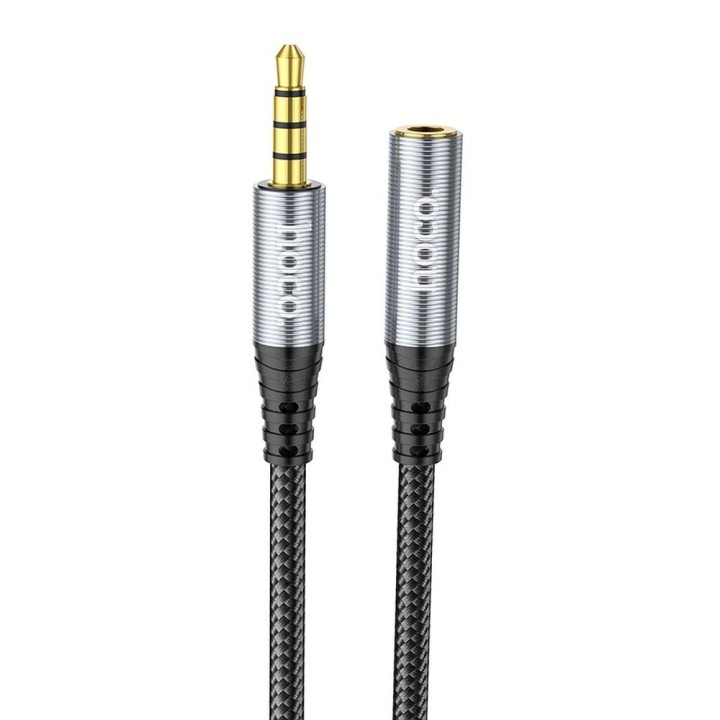 Кабель AUX Jack 3,5 mm для Jack 3,5 mm Hoco 2 m UPA20 черный