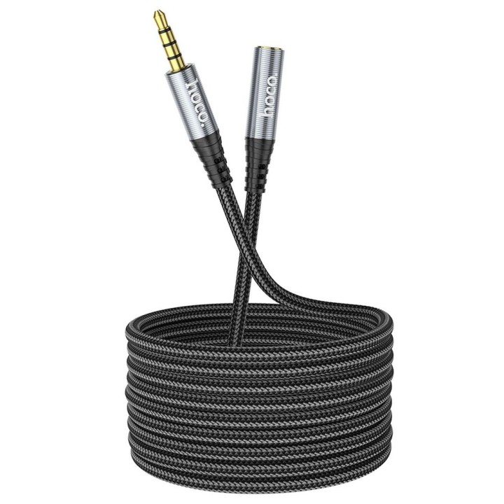 Кабель AUX Jack 3,5 mm для Jack 3,5 mm Hoco 2 m UPA20 черный