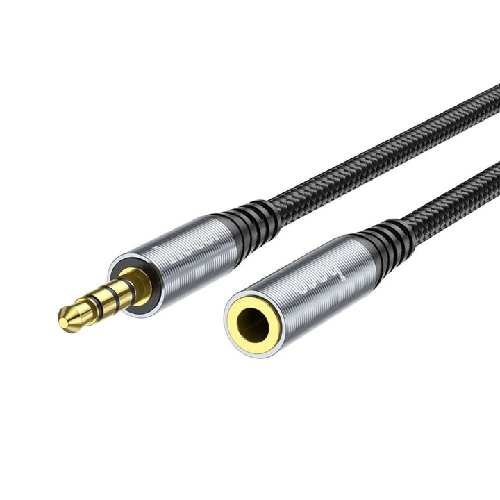 Кабель AUX Jack 3,5 mm для Jack 3,5 mm Hoco 2 m UPA20 черный