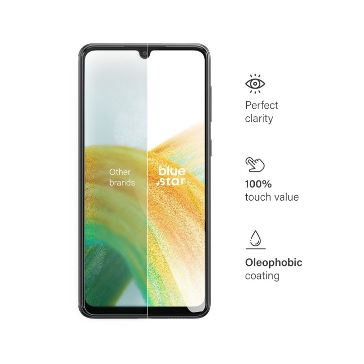 Tempered glass for Samsung A33 5G Blue Star