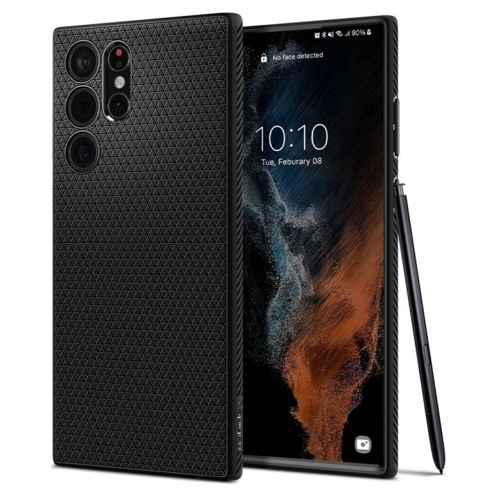 Чехол SPIGEN Luqid Air для SAMSUNG S22 ULTRA matte black