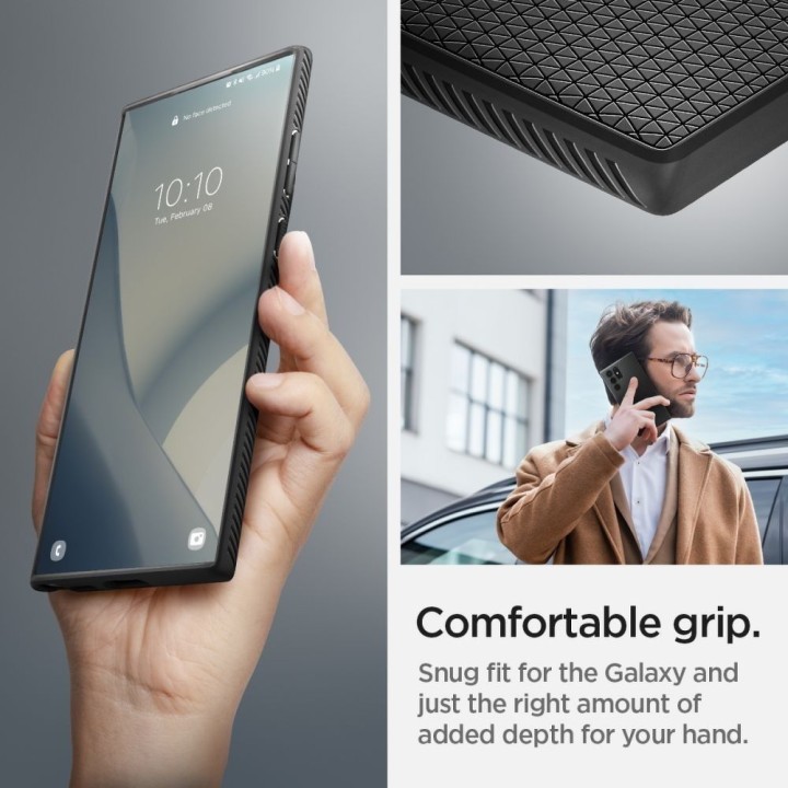 Case SPIGEN Luqid Air for SAMSUNG S22 ULTRA matte black