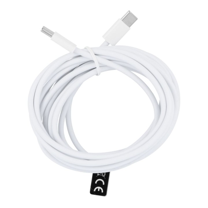 Cable USB C to USB C PD QC3.0 3A 30W 3 m HD26 box white