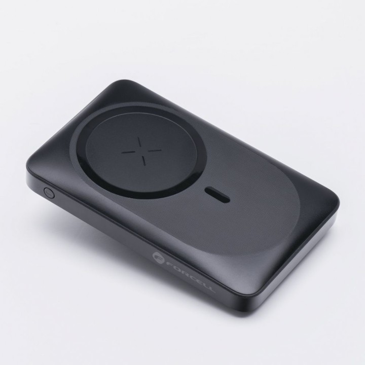 Повербанк совместимый с MagSafe Forcell F-Energy MagStand F10K2 QC3.0 PD 5A 20W 10000 mAh черный