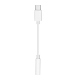 AUX adapter Type C (male) to Jack 3,5 mm (female) white