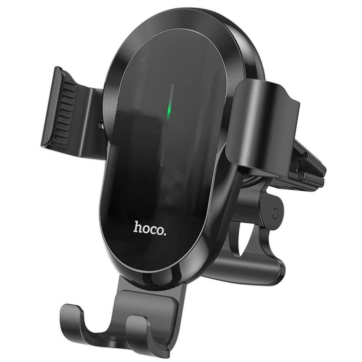 Wireless car phone holder Hoco 15 W for the air vent CA105 black