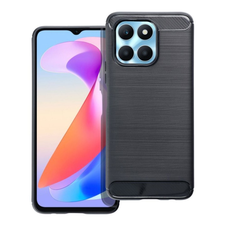 Etui na Honor X6a Carbon czarne