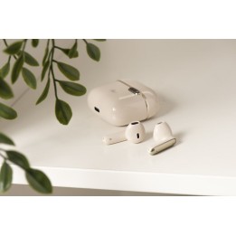 Wireless in-ear headphones Art TWS + docking station with connector USB C AP-TW-B4W white