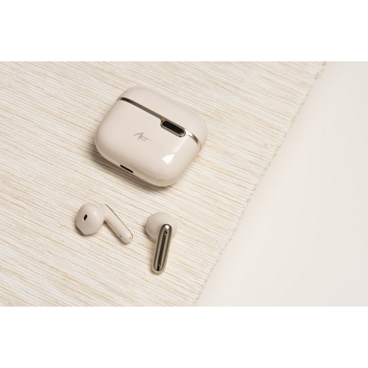 Бездротові навушники-вкладиші Art TWS + док-станція з роз'ємом USB C AP-TW-B4W білі