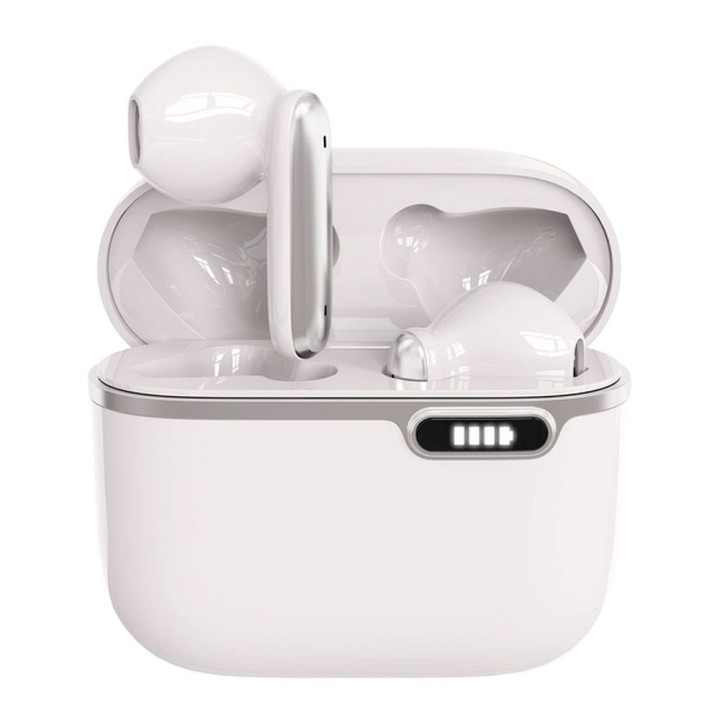 Wireless in-ear headphones Art TWS + docking station with connector USB C AP-TW-B4W white