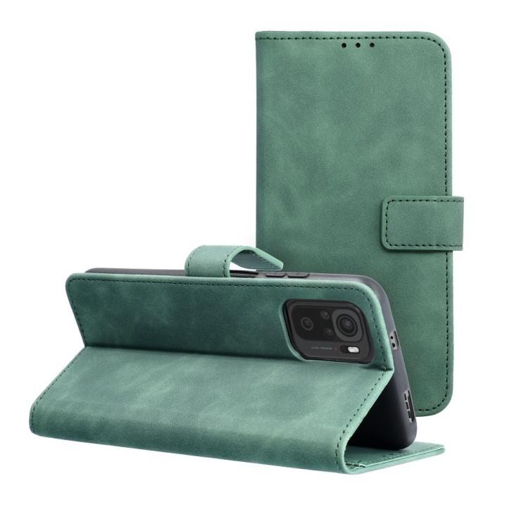 Etui z klapką na Xiaomi Redmi NOTE 11 PRO / 11 PRO 5G Tender Book zielone