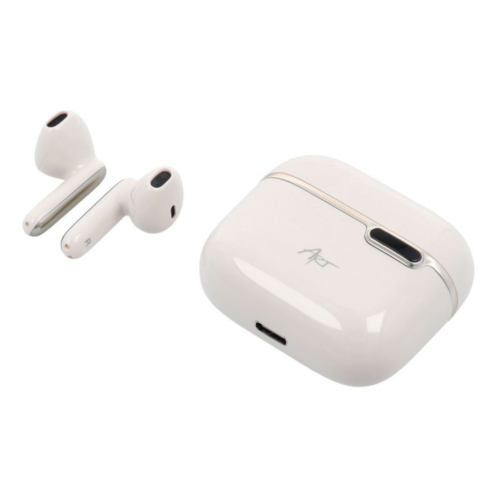 Wireless in-ear headphones Art TWS + docking station with connector USB C AP-TW-B4W white