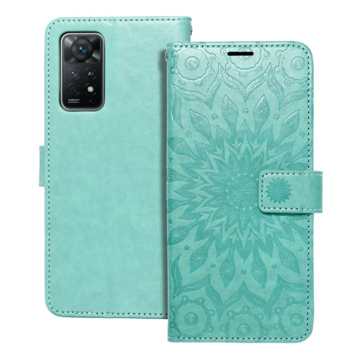 Flip case for Xiaomi Redmi NOTE 11 PRO / 11 PRO 5G Mezzo Book mandala green