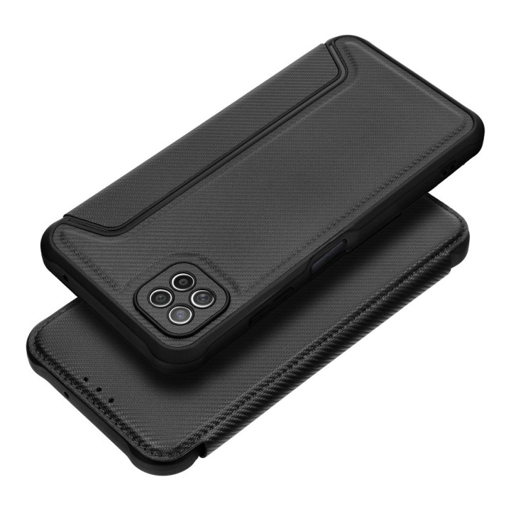Etui z klapką na Samsung A22 5G Razor Book czarne