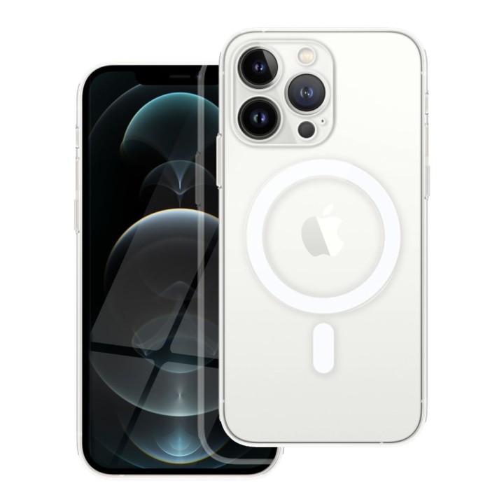 Чохол для iPhone 12 PRO Clear Mag Cover (Str / Camera Protection) сумісний з MagSafe прозорий