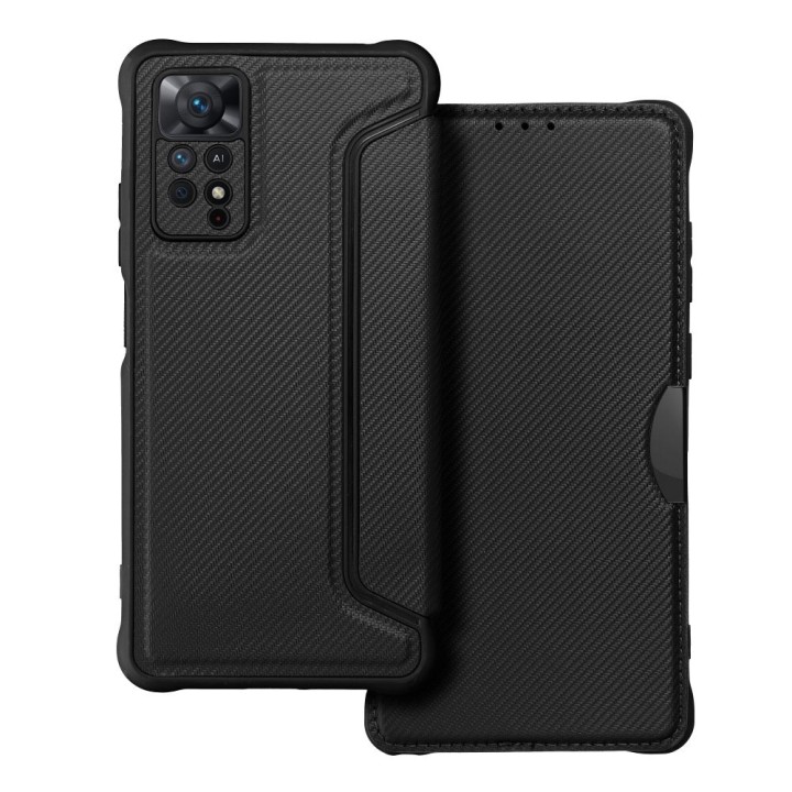 Чохол з клапаном для Xiaomi Redmi NOTE 11 PRO / 11 PRO 5G Razor Book чорний