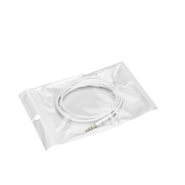 Кабель AUX Lightning (штекер (male)) для Jack 3,5 mm (штекер (male)) білий