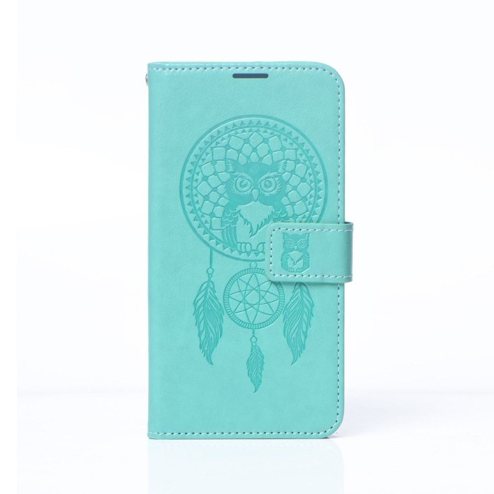 Чохол з клапаном для Xiaomi Redmi 9C / 9C NFC Mezzo Book ловець снів зелений