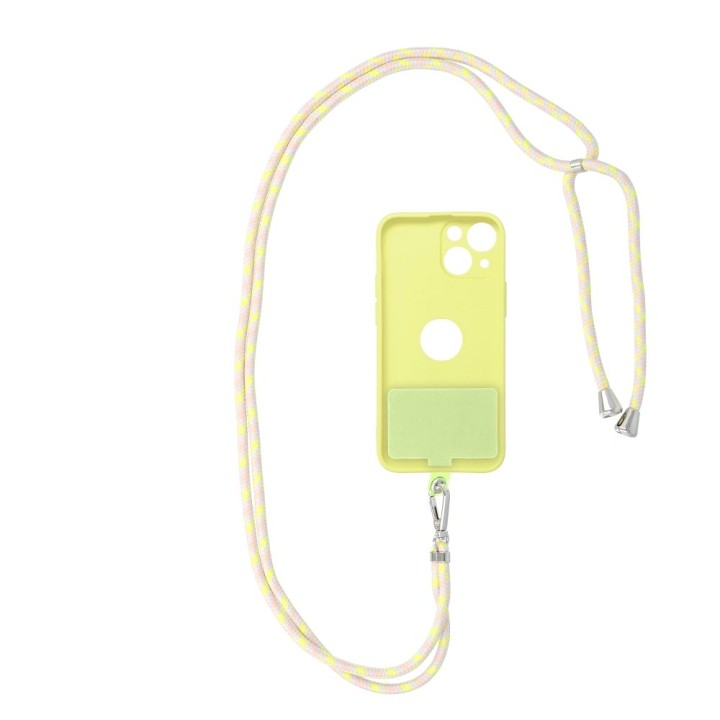 Phone lanyard, phone charm - SWING (6mm) with adjustable length / cord length 165cm (max 82,5cm loop length) / for