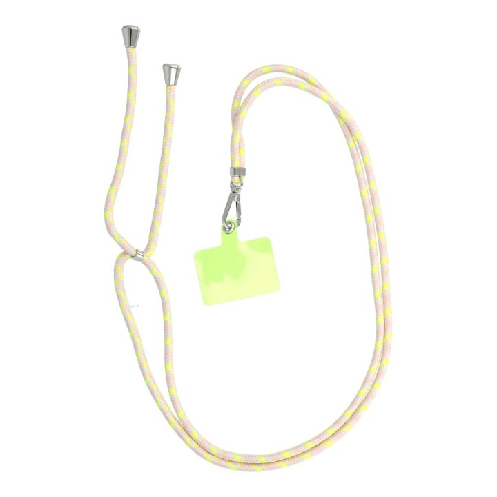 Phone lanyard, phone charm - SWING (6mm) with adjustable length / cord length 165cm (max 82,5cm loop length) / for