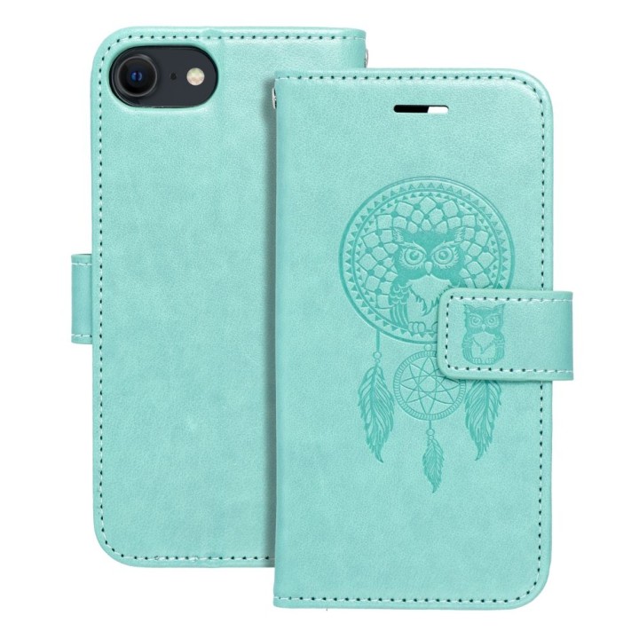 Flip case for iPhone 7 / 8 / SE 2020 / SE 2022 Mezzo Book dreamcatcher green