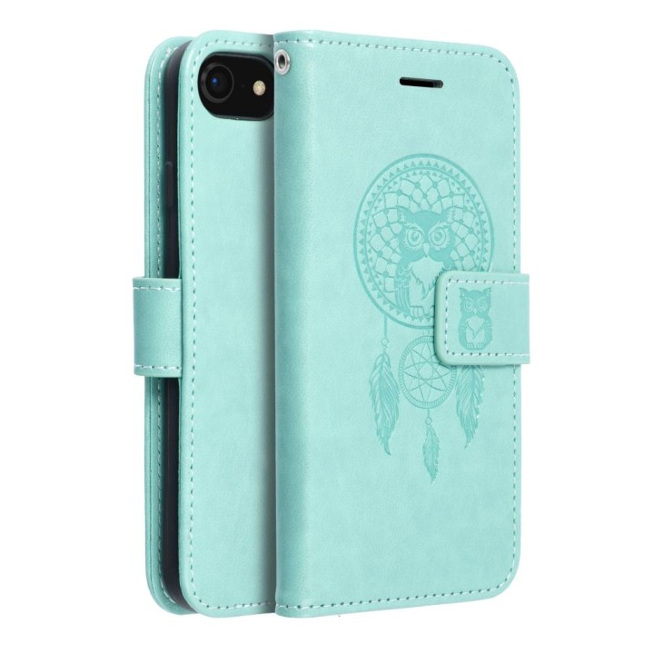 Flip case for iPhone 7 / 8 / SE 2020 / SE 2022 Mezzo Book dreamcatcher green