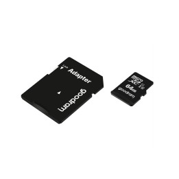 GOODRAM karta pamięci microSD 64GB 100MB/s class 10 UHS I z adapterem SD