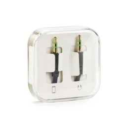 Kabel AUX Jack 3,5 mm (męski) do Jack 3,5 mm (męski) BOX 1m czarny