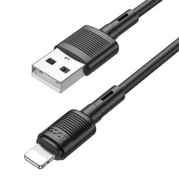 USB-A to Lightning cable Hoco 2,4A 1 m X83 black