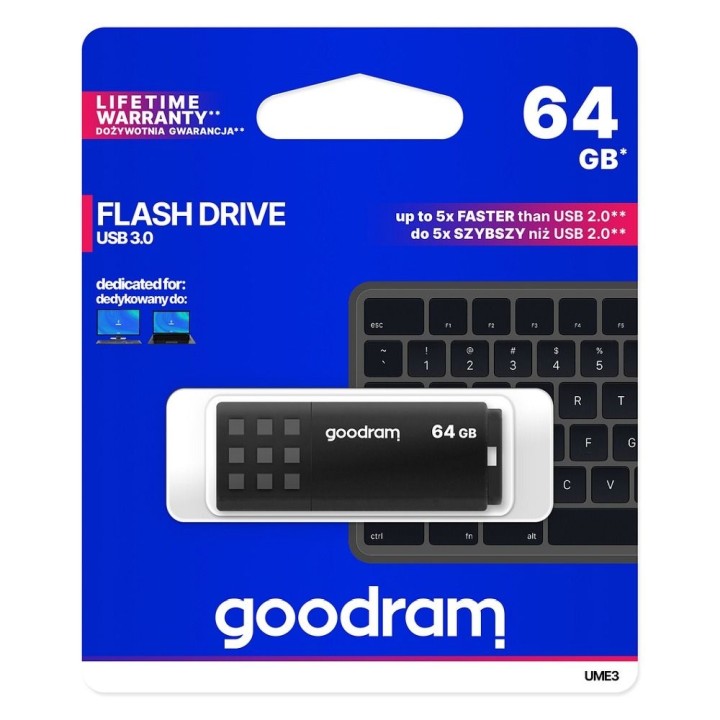 GOODRAM USB flash drive UME3 64GB USB3.2
