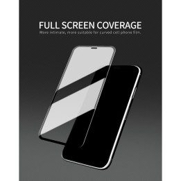 Загартоване скло для iPhone 14 PRO X-One Full Cover Extra Strong Crystal Clear (full glue) чорне