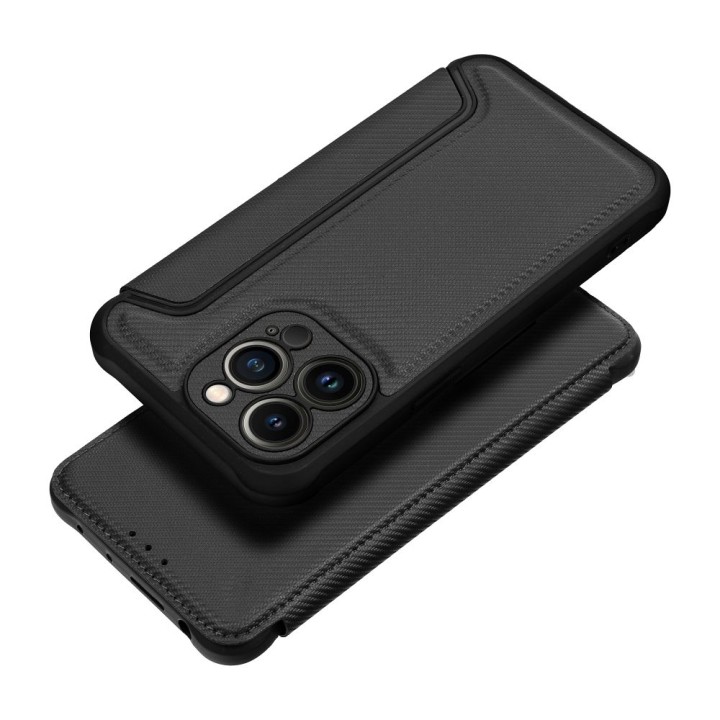 Чехол с клапаном для iPhone 14 Razor Book черный