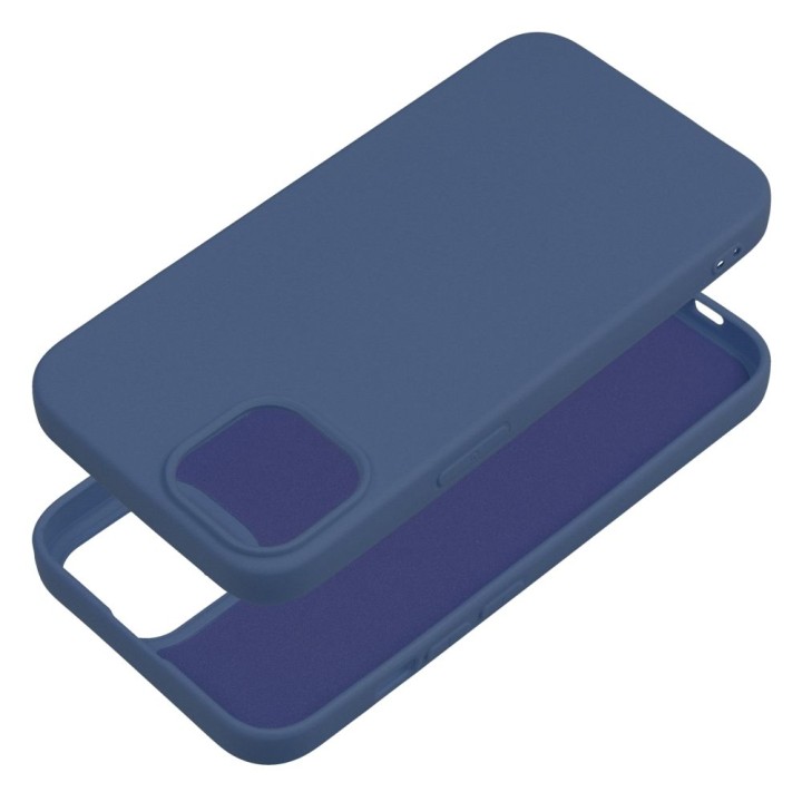 Чехол для iPhone 14 Silicone синий