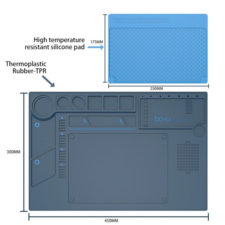 Antistatic mat BAKU BA-695 (set)