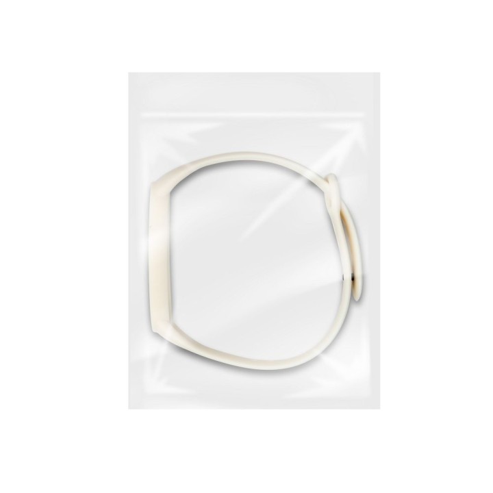 Strap silicone for XIAOMI Mi Band 5 / 6 / 7 cream (11)