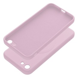 Чохол для iPhone 7 / 8 / SE 2020 / SE 2022 Silicone Mag Cover сумісний з MagSafe (camera protection) рожевий