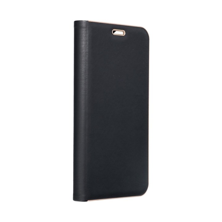 Flip case for iPhone 14 Luna Book Gold black