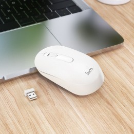 Wireless mouse Hoco 2,4G 1200 dpi GM14 white