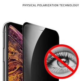 Szkło hartowane do iPhone 13 / 13 PRO / 14 / 16e / 17e (SE 4 2025) 6,1" X-One Full Cover Extra Strong Privacy (full glue) czarne