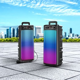 Karaoke set bluetooth 2 x 10W 3h Hoco BS52 black
