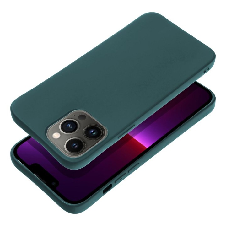 Чохол для iPhone 13 PRO MAX Matt темно-зелений